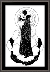 Wall Frame Espresso - He's Put The Whole World In Her Hands by D. Paulos