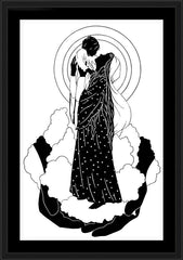 Wall Frame Black - He's Put The Whole World In Her Hands by D. Paulos