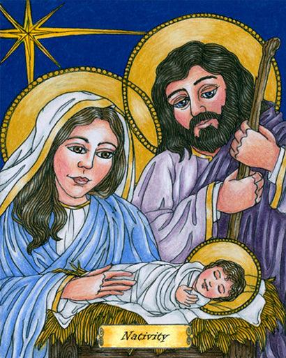 Nativity - Giclee Print by Brenda Nippert - Trinity Stores