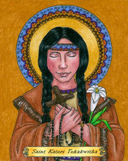 St. Kateri Tekakwitha - Giclee Print by Brenda Nippert - Trinity Stores