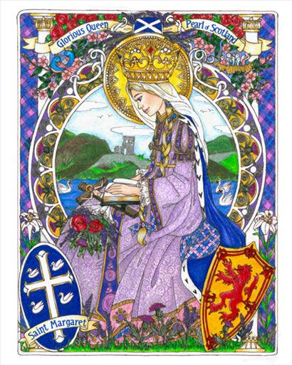 St. Margaret of Scotland - Giclee Print by Brenda Nippert - Trinity Stores