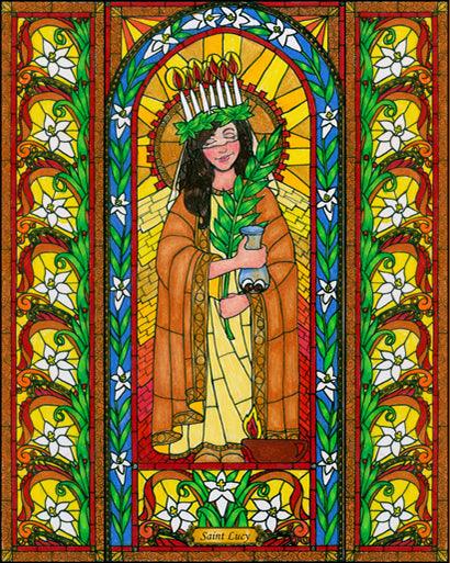 St. Lucy - Giclee Print by Brenda Nippert - Trinity Stores