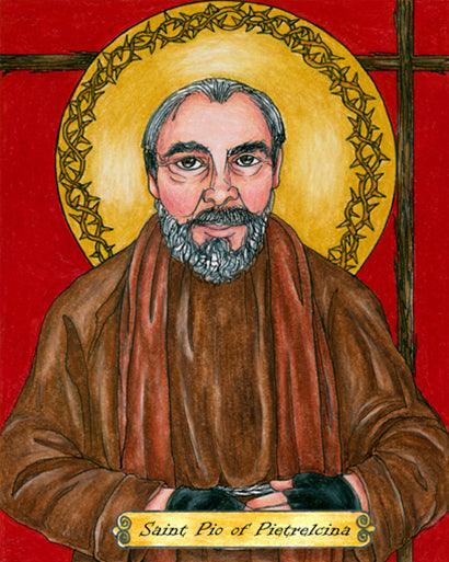 St. Pio of Pietrelcina - Giclee Print by Brenda Nippert - Trinity Stores