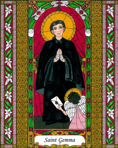 St. Gemma - Giclee Print by Brenda Nippert - Trinity Stores