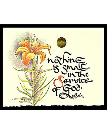 Nothing is Small - Giclee Print