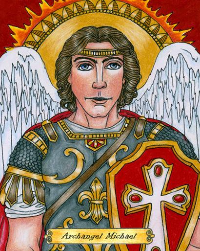 St. Michael Archangel - Giclee Print by Brenda Nippert - Trinity Stores