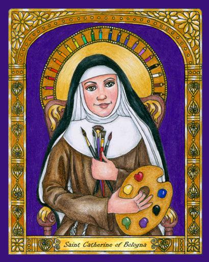St. Catherine of Bologna - Giclee Print