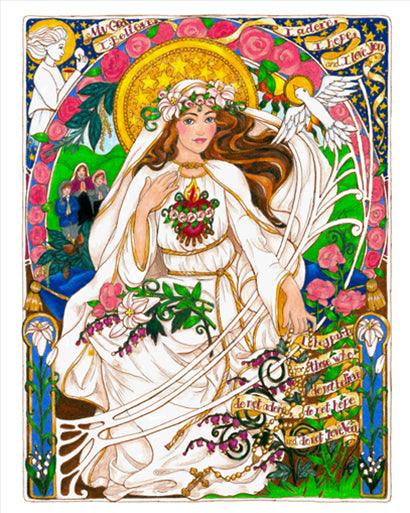 Our Lady of Fatima - Giclee Print by Brenda Nippert - Trinity Stores