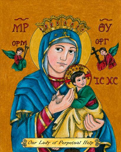 Our Lady of Perpetual Help - Giclee Print by Brenda Nippert - Trinity Stores