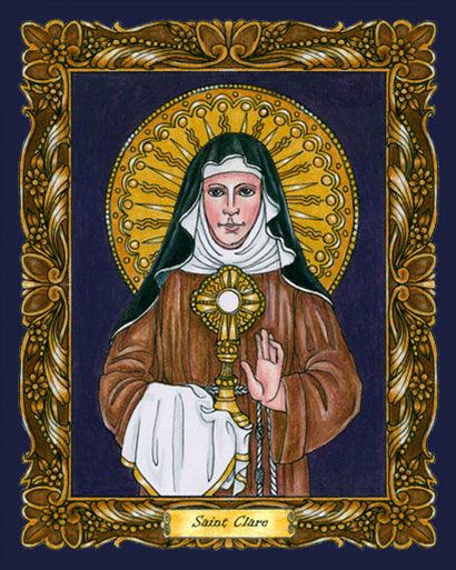 St. Clare of Assisi - Giclee Print by Brenda Nippert - Trinity Stores
