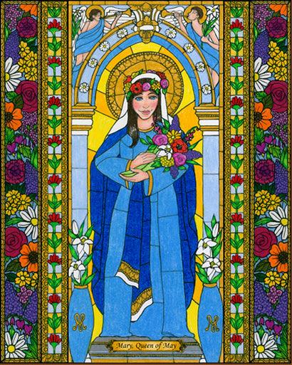 Mary, Queen of May - Giclee Print by Brenda Nippert - Trinity Stores