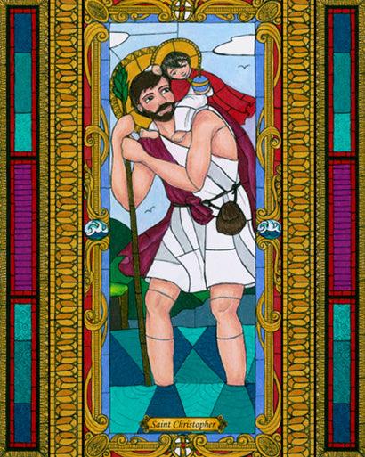 St. Christopher - Giclee Print by Brenda Nippert - Trinity Stores