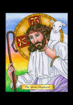 Holy Card - Good Shepherd by B. Nippert