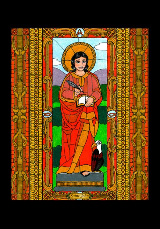 St. John the Evangelist - Holy Card by Brenda Nippert - Trinity Stores