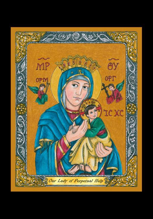 Our Lady of Perpetual Help - Holy Card