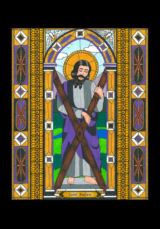 St. Andrew - Holy Card by Brenda Nippert - Trinity Stores