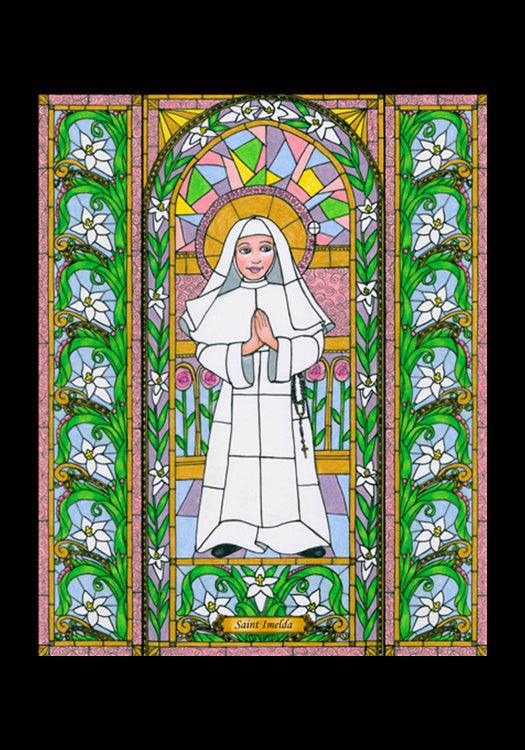 St. Imelda - Holy Card