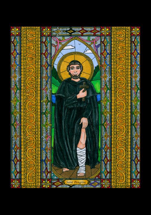 St. Peregrine - Holy Card by Brenda Nippert - Trinity Stores