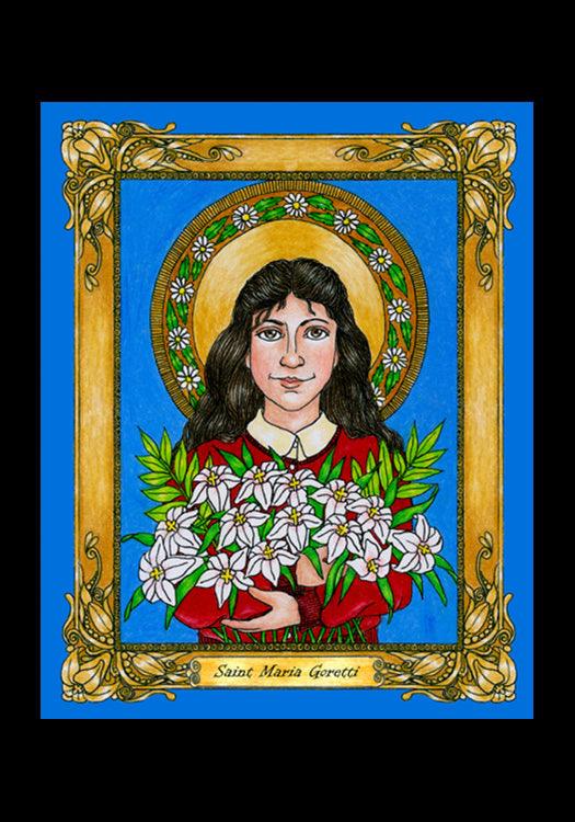 St. Maria Goretti - Holy Card by Brenda Nippert - Trinity Stores