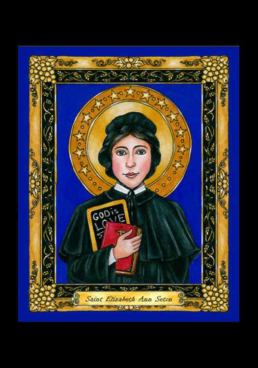 St. Elizabeth Ann Seton - Holy Card by Brenda Nippert - Trinity Stores