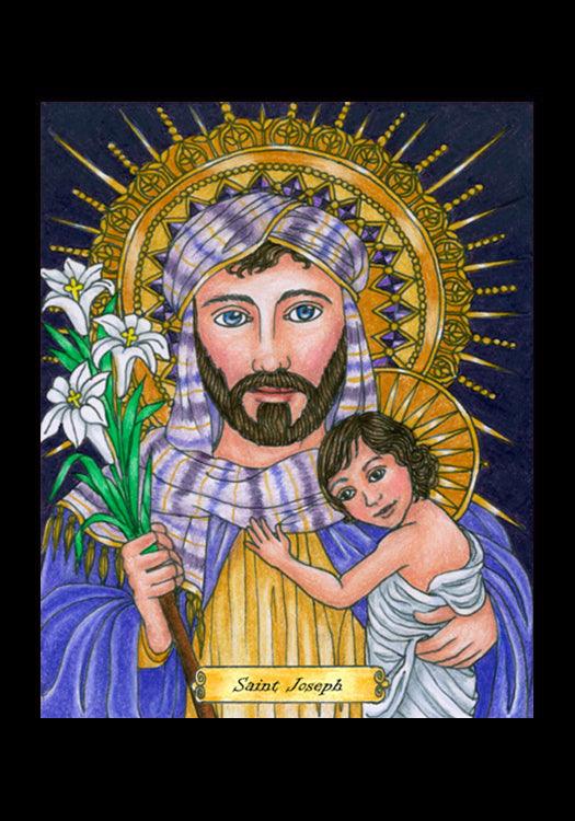St. Joseph - Holy Card by Brenda Nippert - Trinity Stores