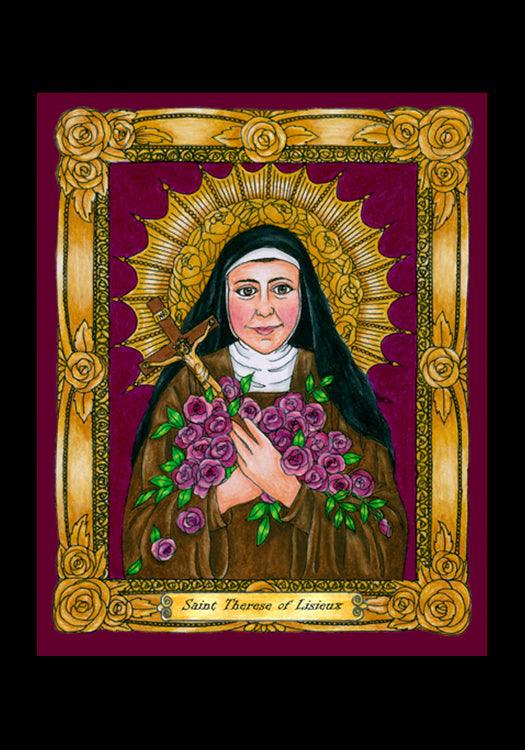 St. Thérèse of Lisieux - Holy Card by Brenda Nippert - Trinity Stores