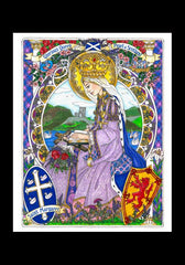 Holy Card - St. Margaret of Scotland by B. Nippert