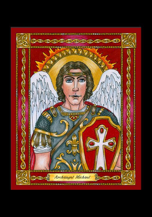 St. Michael Archangel - Holy Card by Brenda Nippert - Trinity Stores