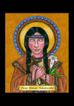 Holy Card - St. Kateri Tekakwitha by B. Nippert