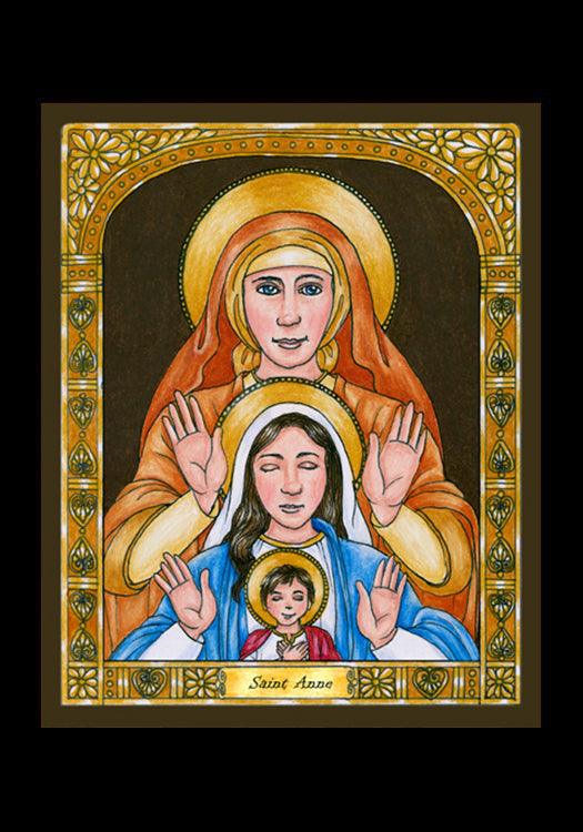 St. Anne - Holy Card