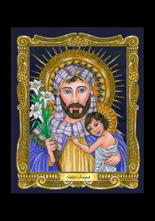 St. Joseph - Holy Card by Brenda Nippert - Trinity Stores
