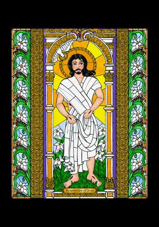 Resurrection of Jesus - Holy Card