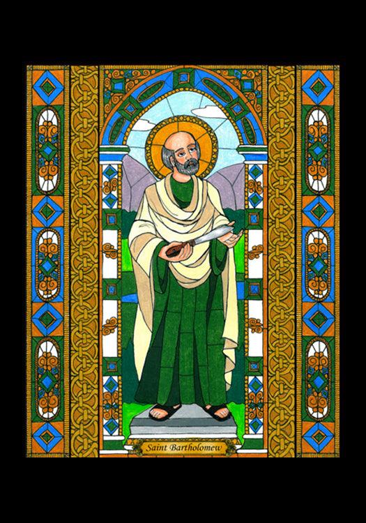 St. Bartholomew - Holy Card