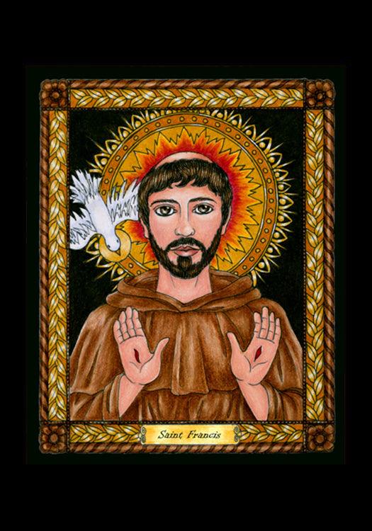 St. Francis of Assisi - Holy Card by Brenda Nippert - Trinity Stores