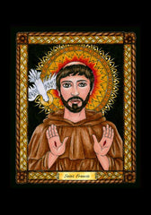 Holy Card - St. Francis of Assisi by B. Nippert