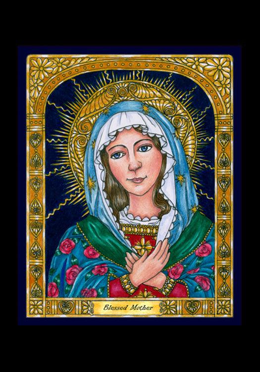 Blessed Mary Mother of God - Holy Card