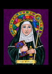 Holy Card - St. Walburga by B. Nippert