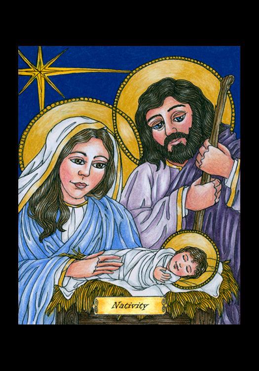 Nativity - Holy Card by Brenda Nippert - Trinity Stores