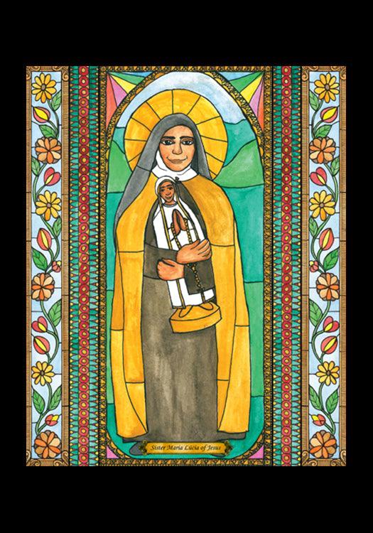 St. Maria Lucia of Jesus - Holy Card