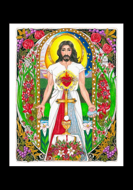 Jesus - Holy Card by Brenda Nippert - Trinity Stores