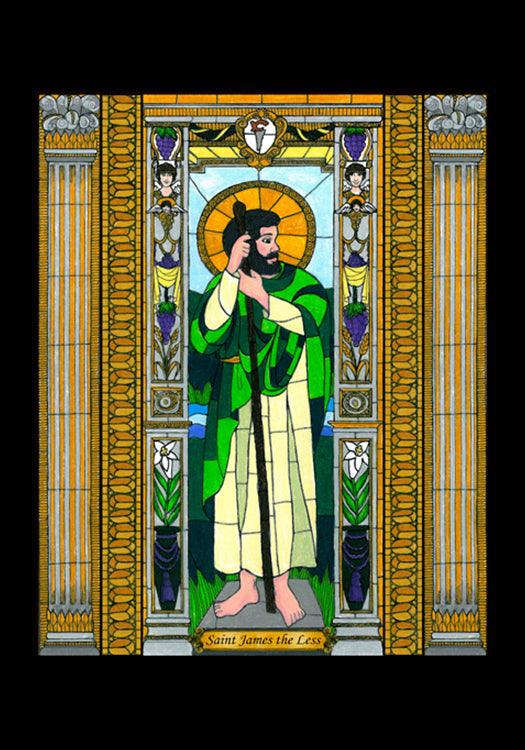 St. James the Less - Holy Card