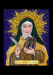 Holy Card - St. Teresa of Avila by B. Nippert