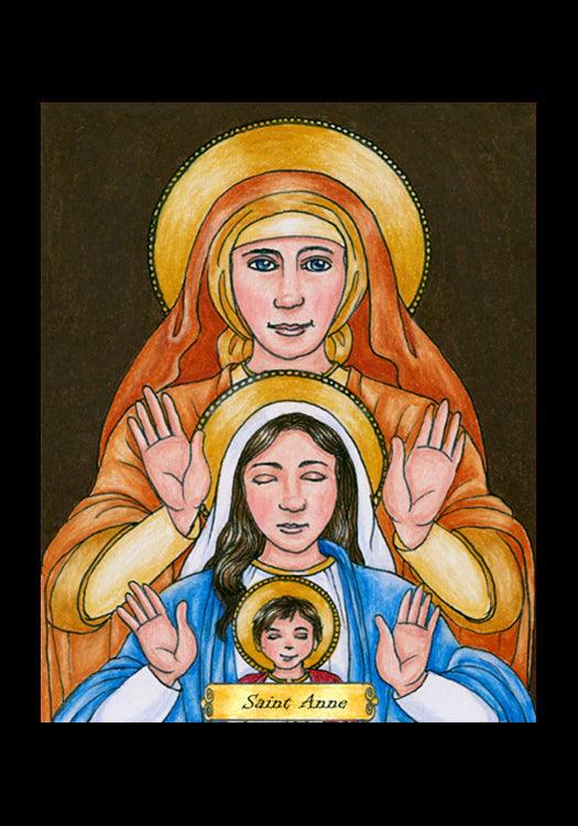 St. Anne - Holy Card by Brenda Nippert - Trinity Stores