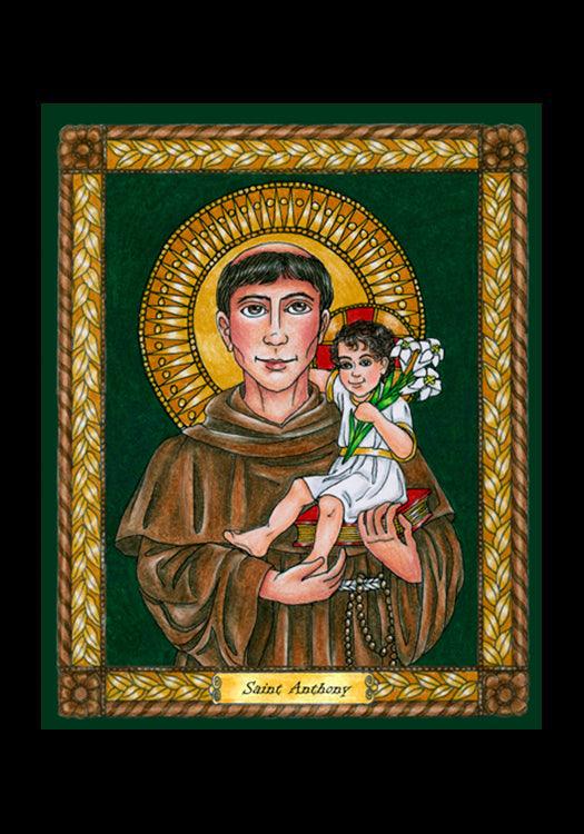 St. Anthony of Padua - Holy Card by Brenda Nippert - Trinity Stores