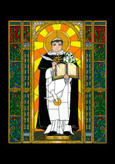 Holy Card - St. Thomas Aquinas by B. Nippert