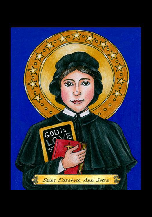 St. Elizabeth Ann Seton - Holy Card by Brenda Nippert - Trinity Stores