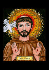 Holy Card - St. Francis of Assisi by B. Nippert