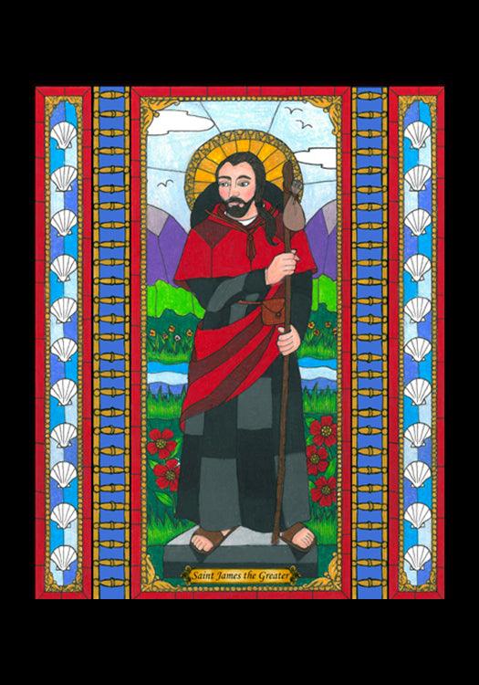 St. James the Greater - Holy Card