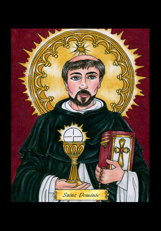 St. Dominic - Holy Card by Brenda Nippert - Trinity Stores