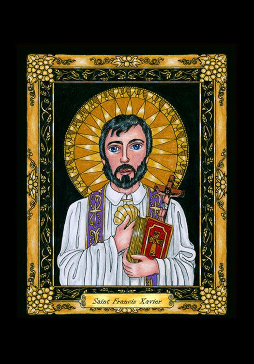 St. Francis Xavier - Holy Card by Brenda Nippert - Trinity Stores